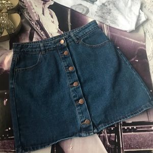 Good quality jean skirt 100% cotton